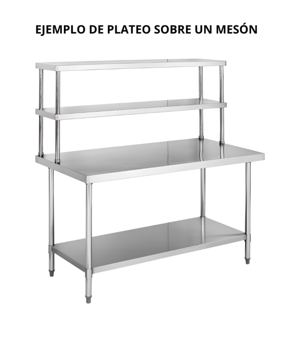 Plateo 150 cm sobremesón - Imagen 2